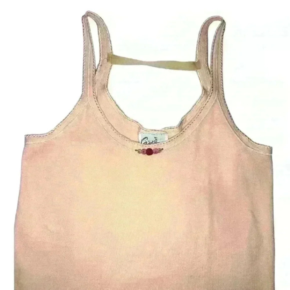 Cream Floral Baby Tank Vintage - Picture 2 of 5